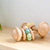 Pastel Multi Color | Wooden  Rattle Toy