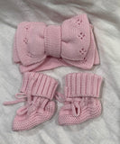 Headband Bow + Booties Set