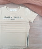 Bairn Beige Zip Tee